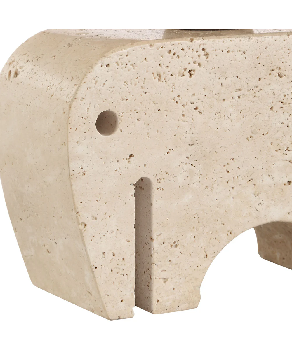 Tusk Travertine Accent Lamp - Image 4