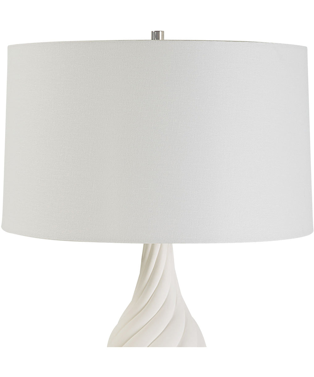 Twisted Swirl White Table Lamp - Image 5