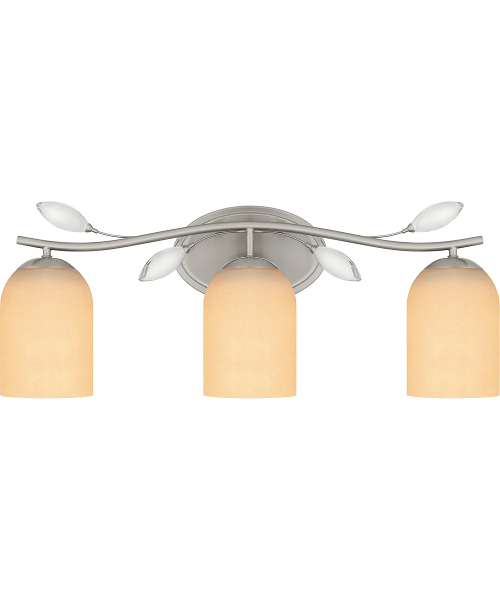 Ulysses Large 3-light Bath Light Brushed Nickel