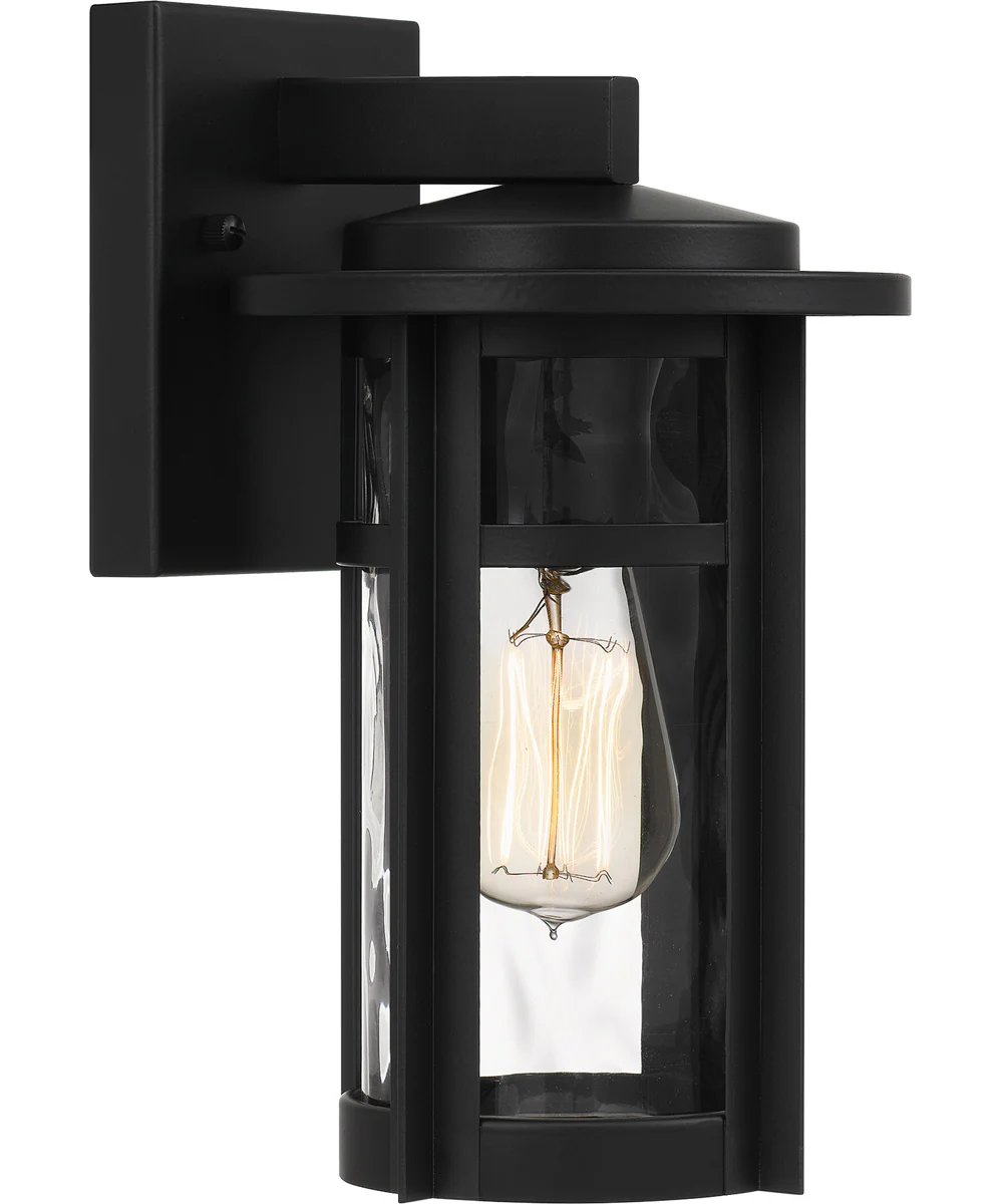 Uma Medium 1-light Outdoor Wall Light Matte Black - Image 2