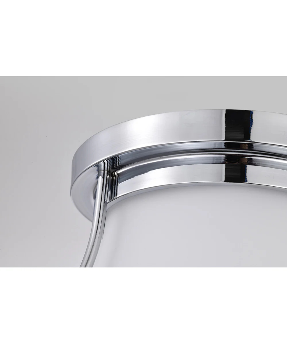 Valdora 1-Light Close-to-Ceiling Polished Nickel - Image 8