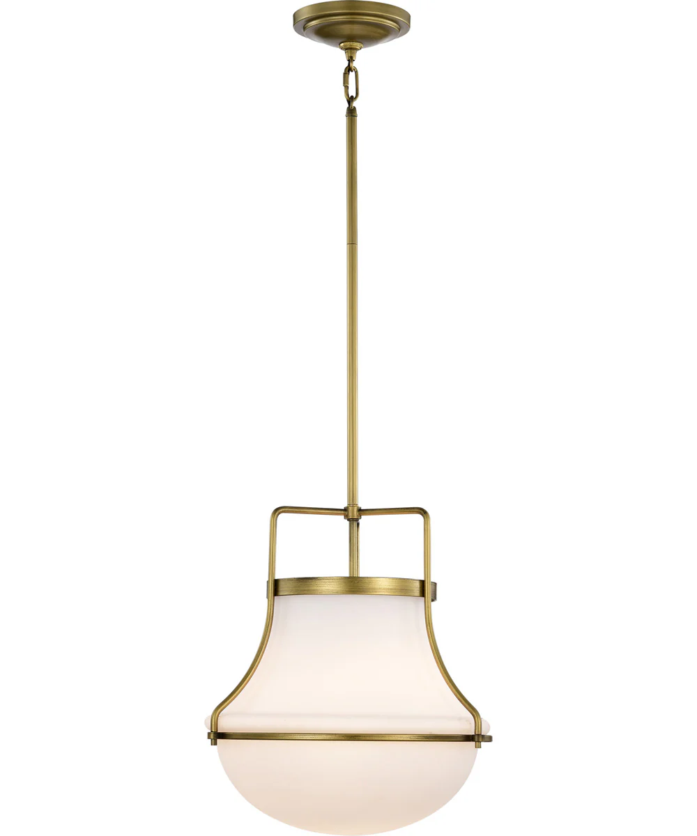Valdora 1-Light Pendant Natural Brass - Image 4