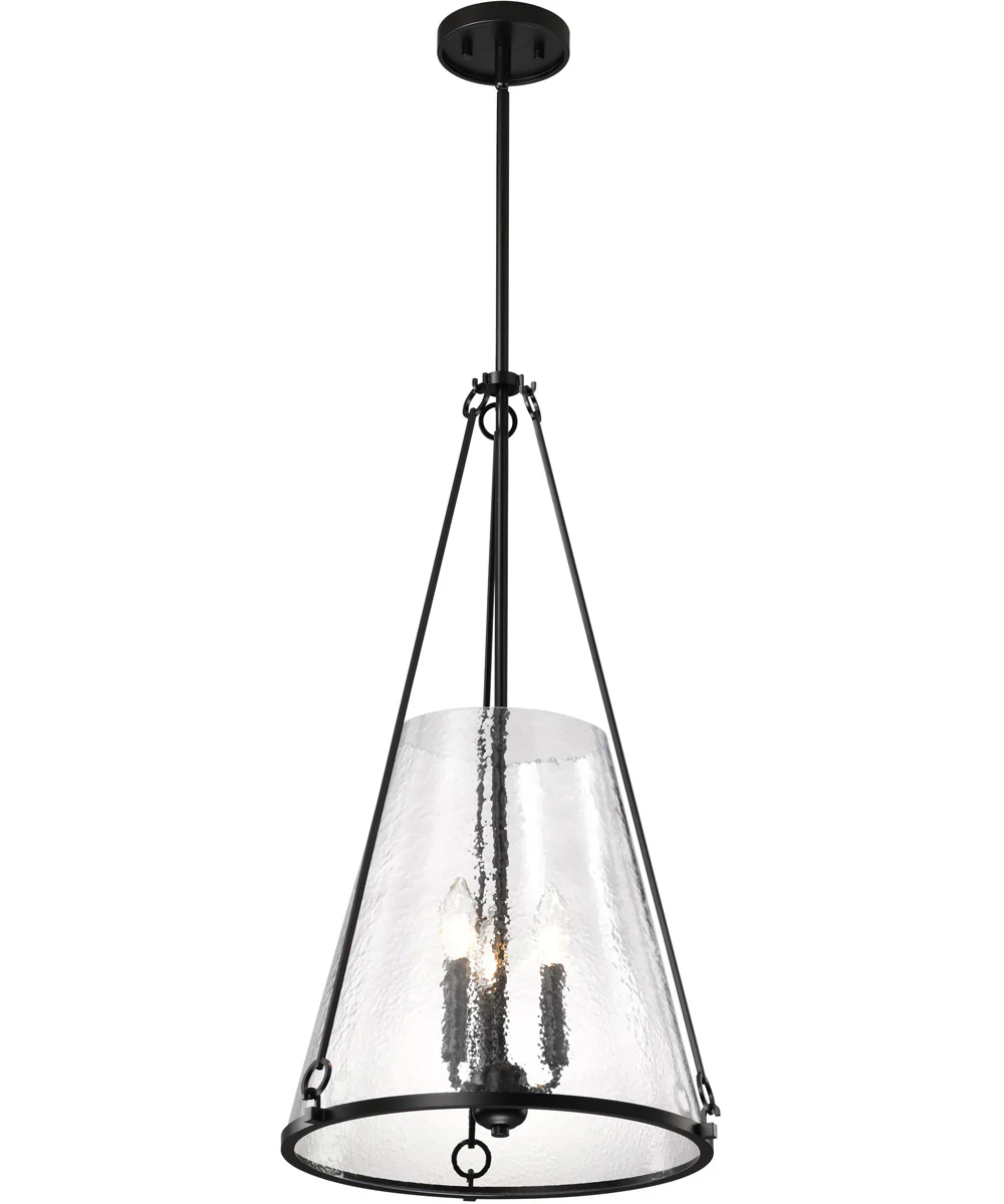 Valentine 3-Light Pendant Black - Image 8