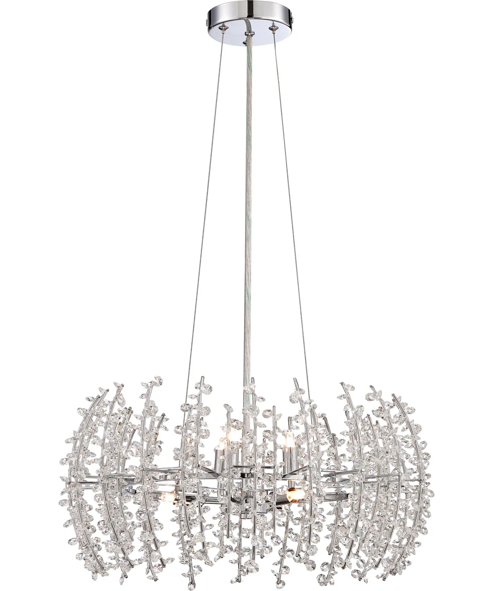Valla 6-light Pendant Polished Chrome - Image 2