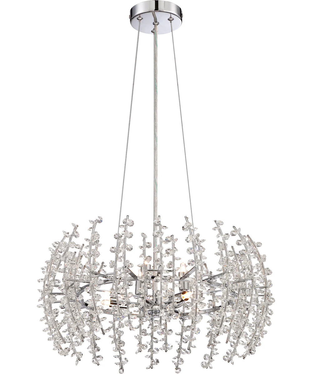 Valla 6-light Pendant Polished Chrome - Image 4