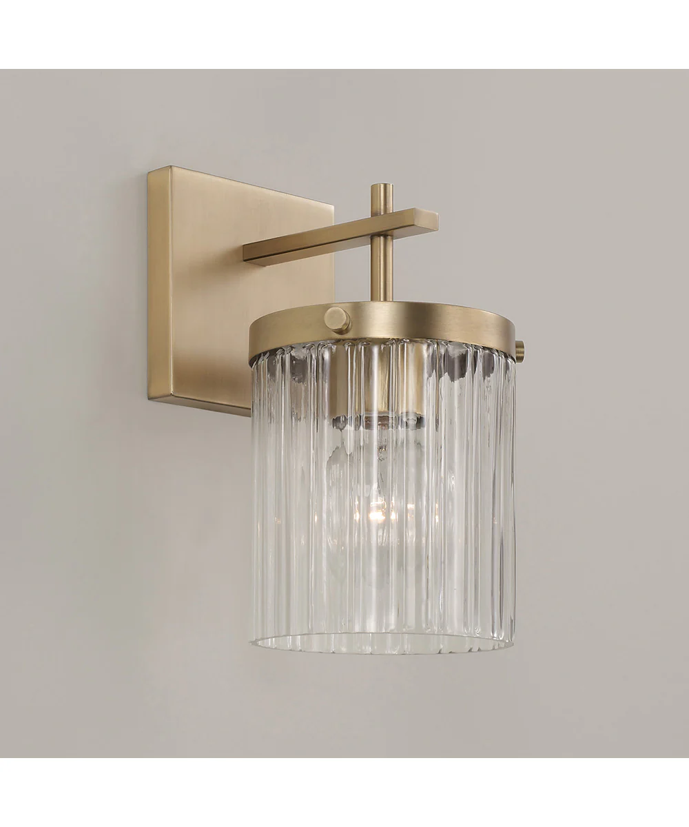 Vaughn 1-Light Sconce Aged Brass - Image 2