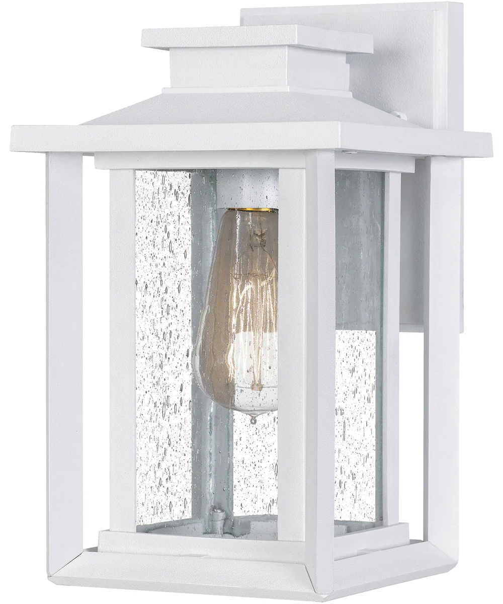 Wakefield Small 1-light Outdoor Wall Light Coastal Armour White Lustre