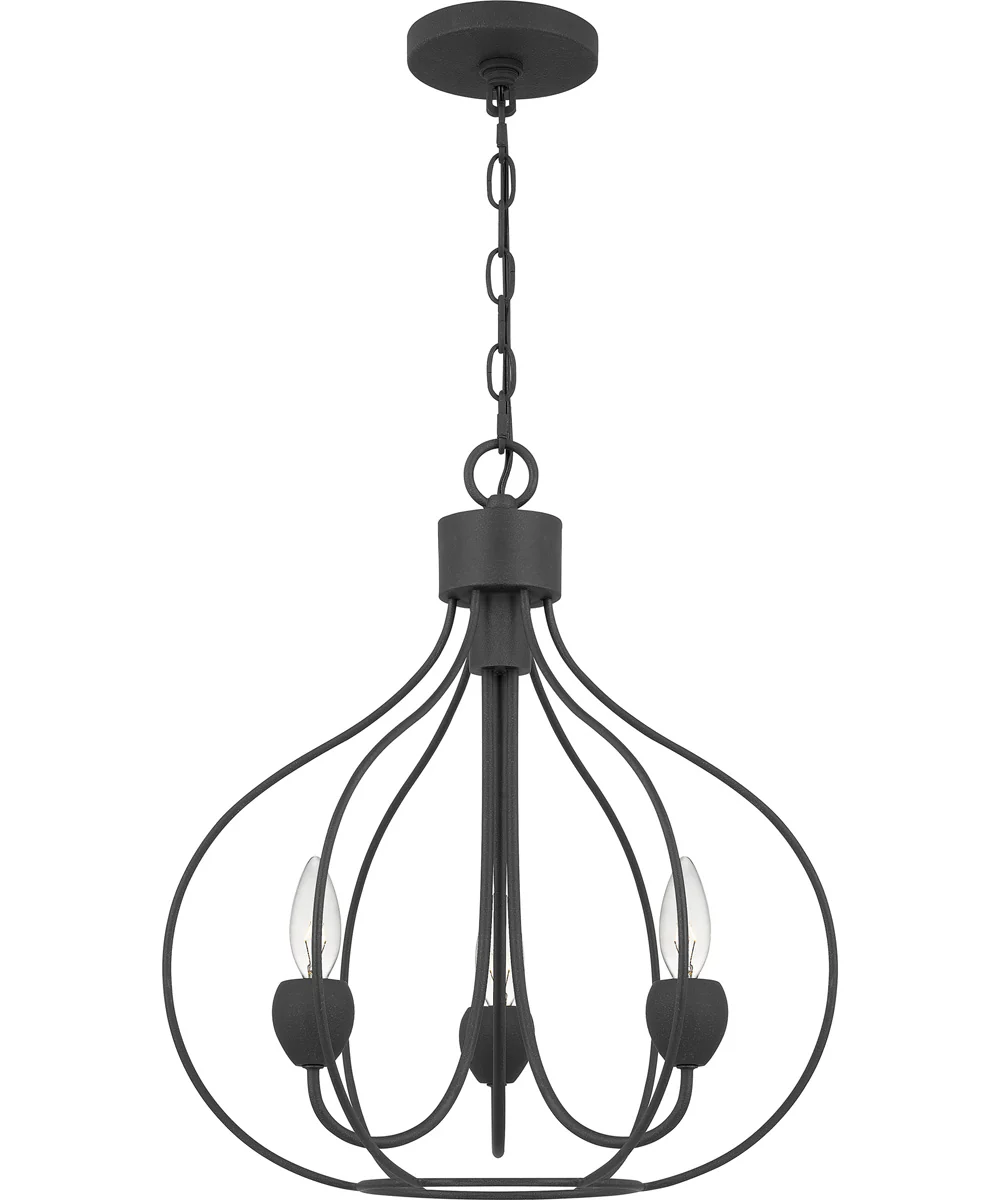 Walsh 3-light Pendant Grey Ash - Image 2