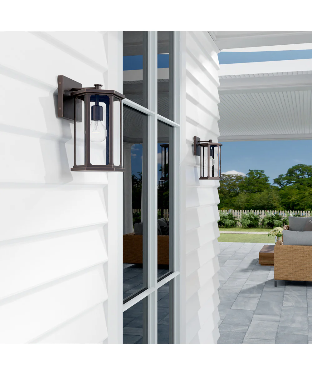 Walton 1-Light Outdoor Wall-Lantern Rain or Shine - Oiled Bronze - Image 2