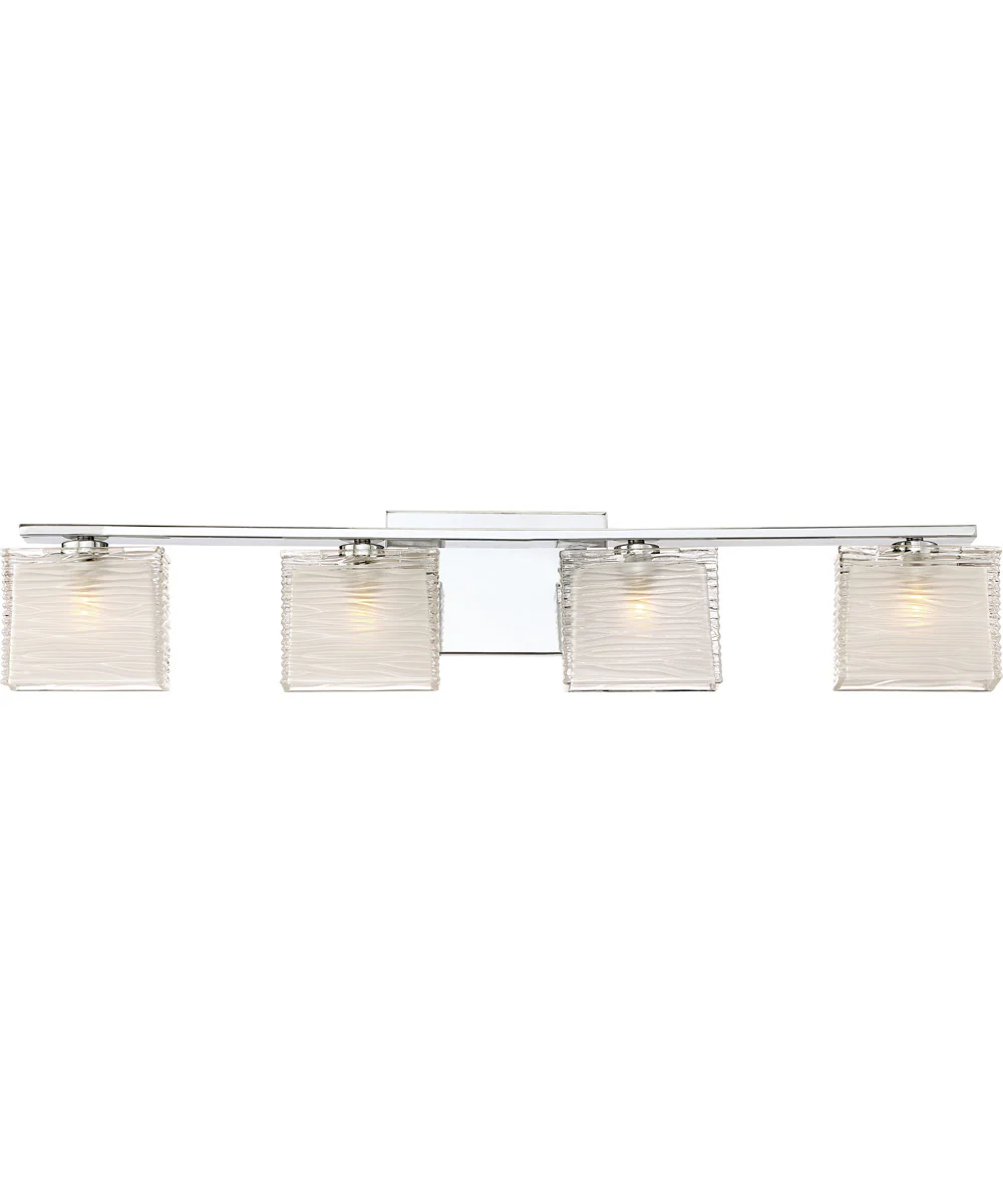 Westcap Extra Large 4-light Bath Light Polished Chrome - Image 2