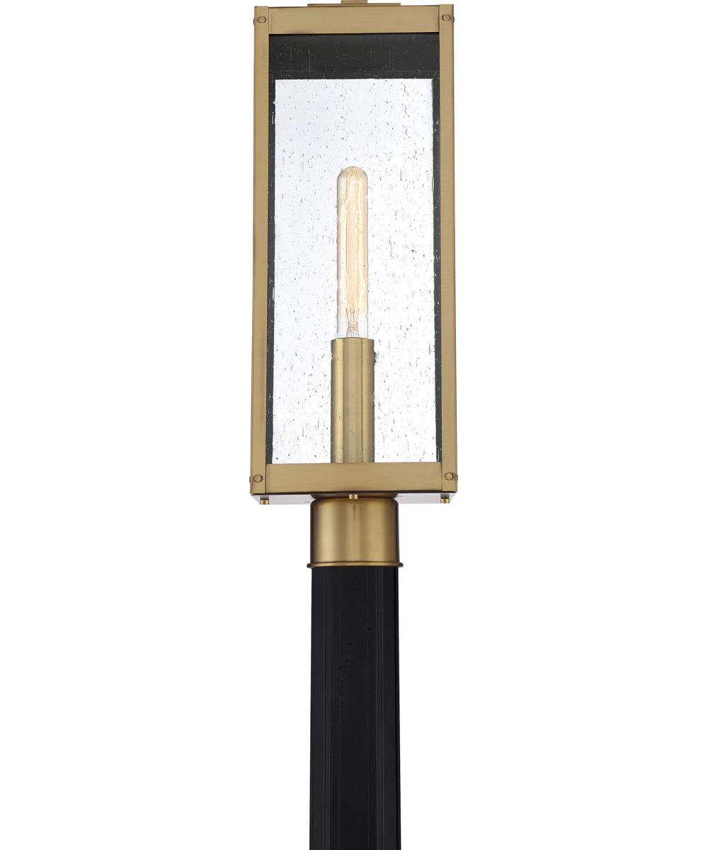 Westover Large 1-light Outdoor Post Light Antique Brass - Image 6