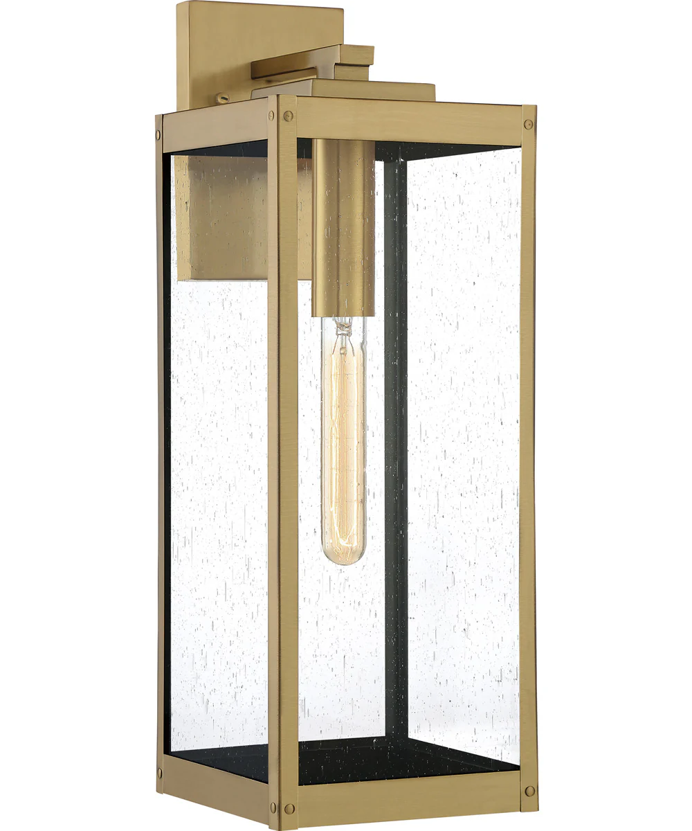 Westover Large 1-light Outdoor Wall Light Antique Brass - Image 2