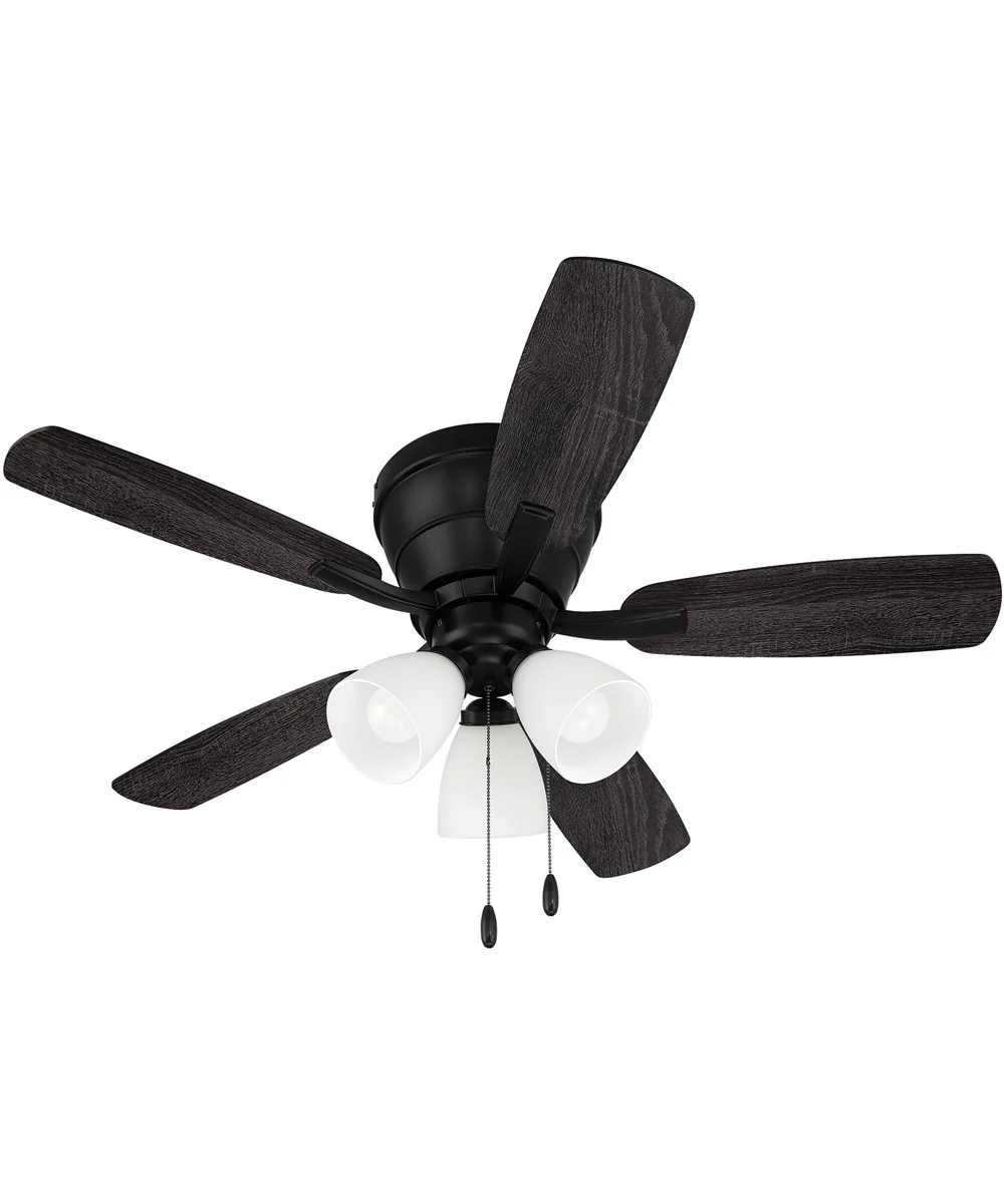 Wheeler 42 3-Light 3-Light Fan Flat Black - Image 6