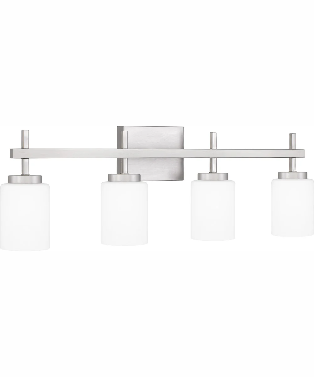 Wilburn Extra Large 4-light Bath Light Brushed Nickel - Image 4