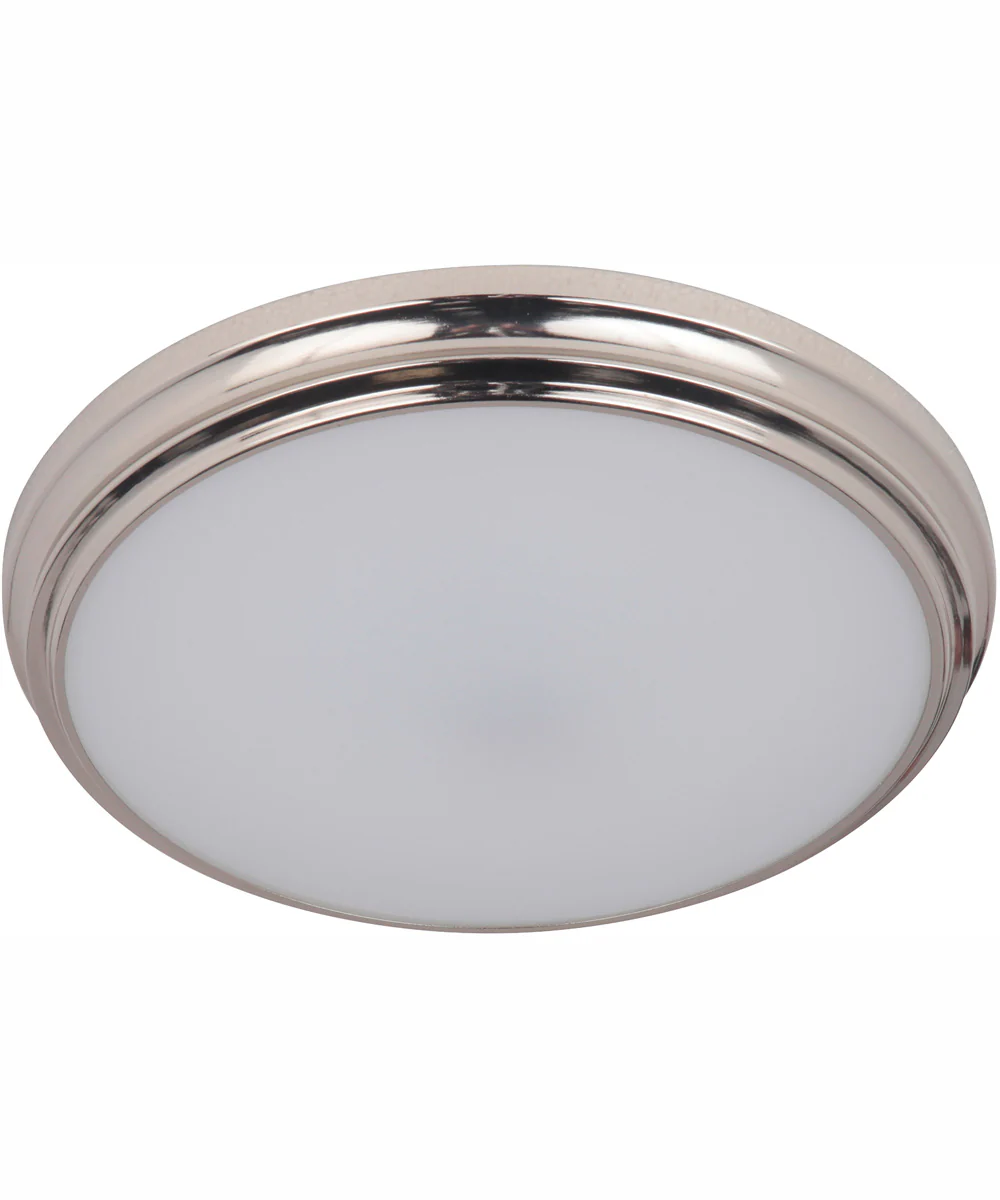 X66 1-Light LED Flushmount Brushed Polished Nickel
