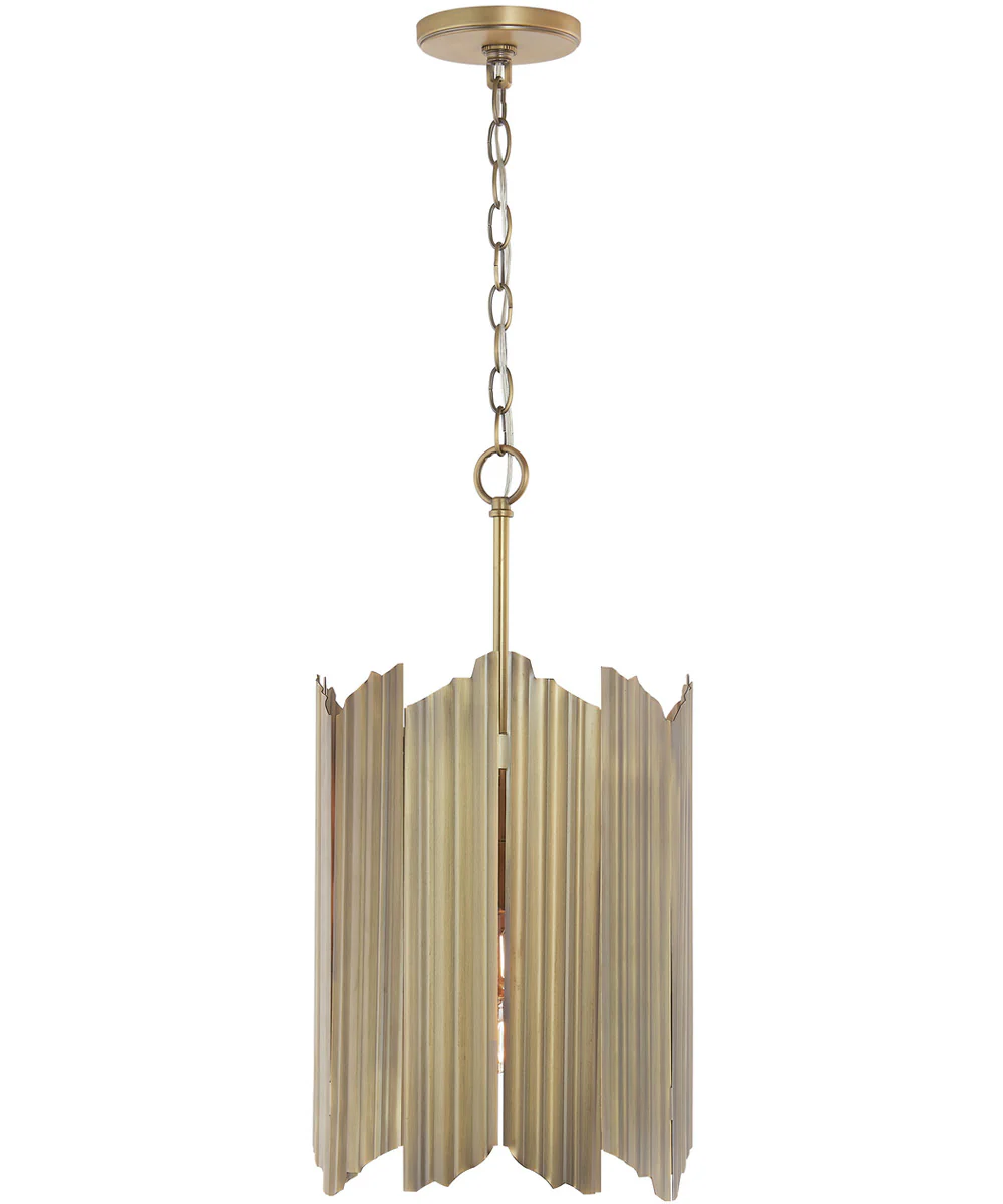 Xavier 6-Light Pendant In Aged Brass