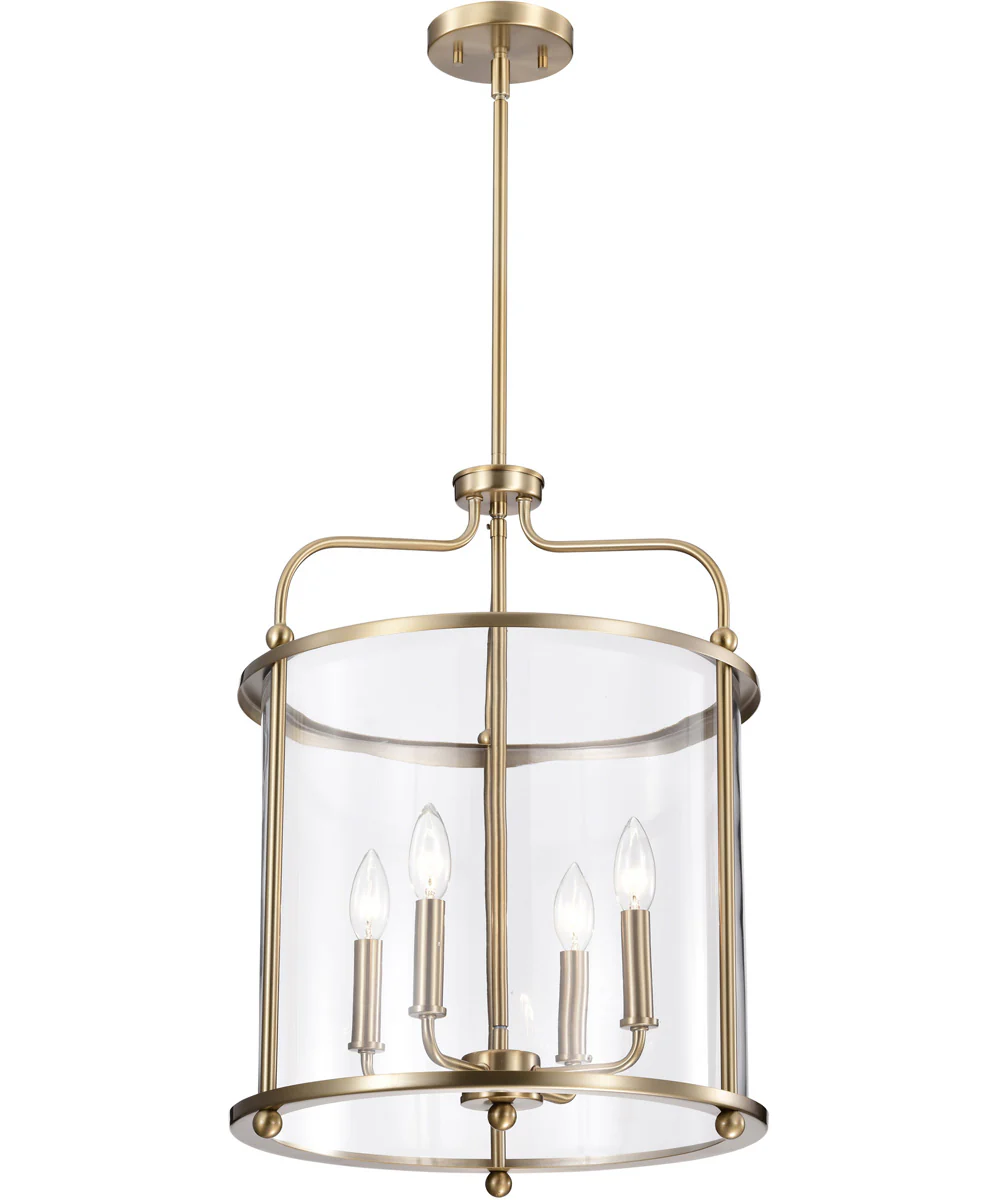 Yorktown 4-Light Pendant Burnished Brass - Image 2