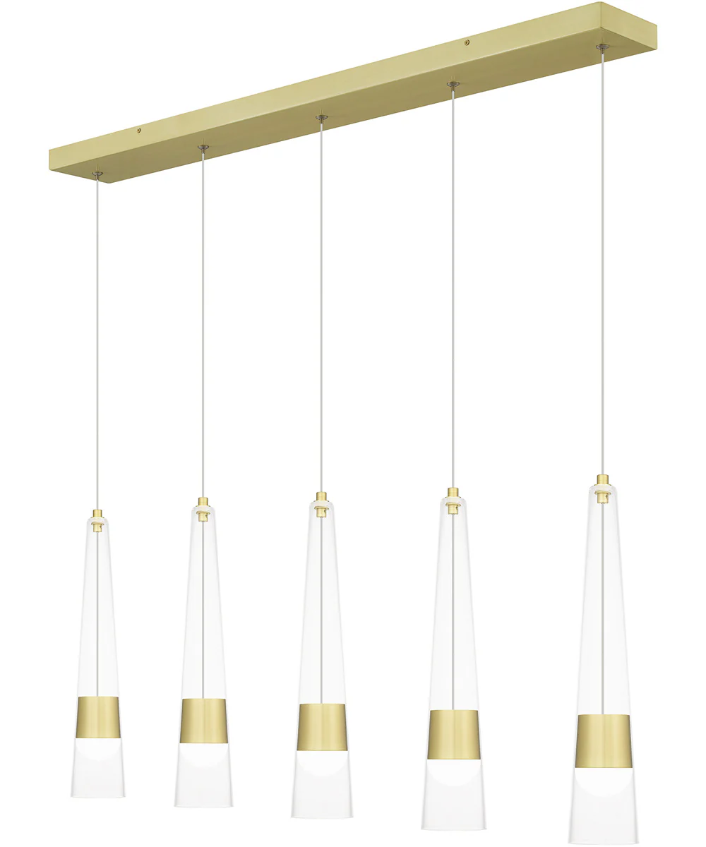 Zia Island Light Satin Gold