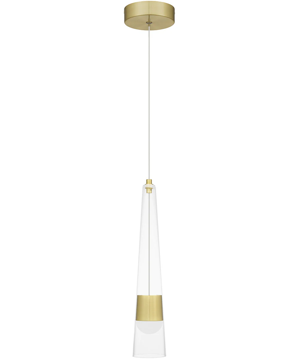 Zia Small Mini Pendant Satin Gold - Image 3